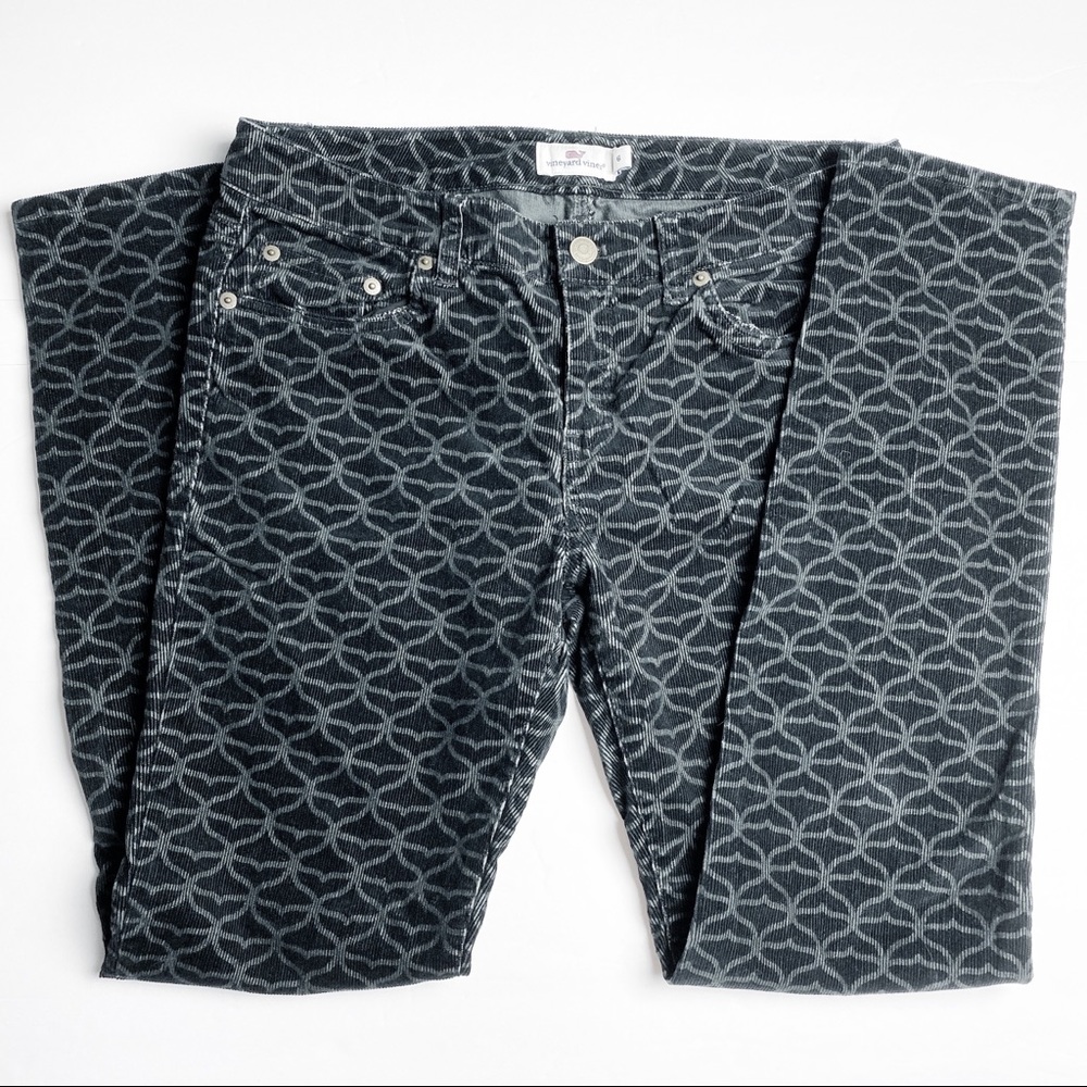 Vineyard Vines Black and Grey Corduroy Pants 6 - Picture 3 of 5